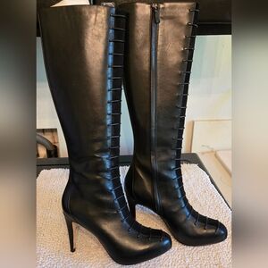Cole Haan Black Heeled Boots